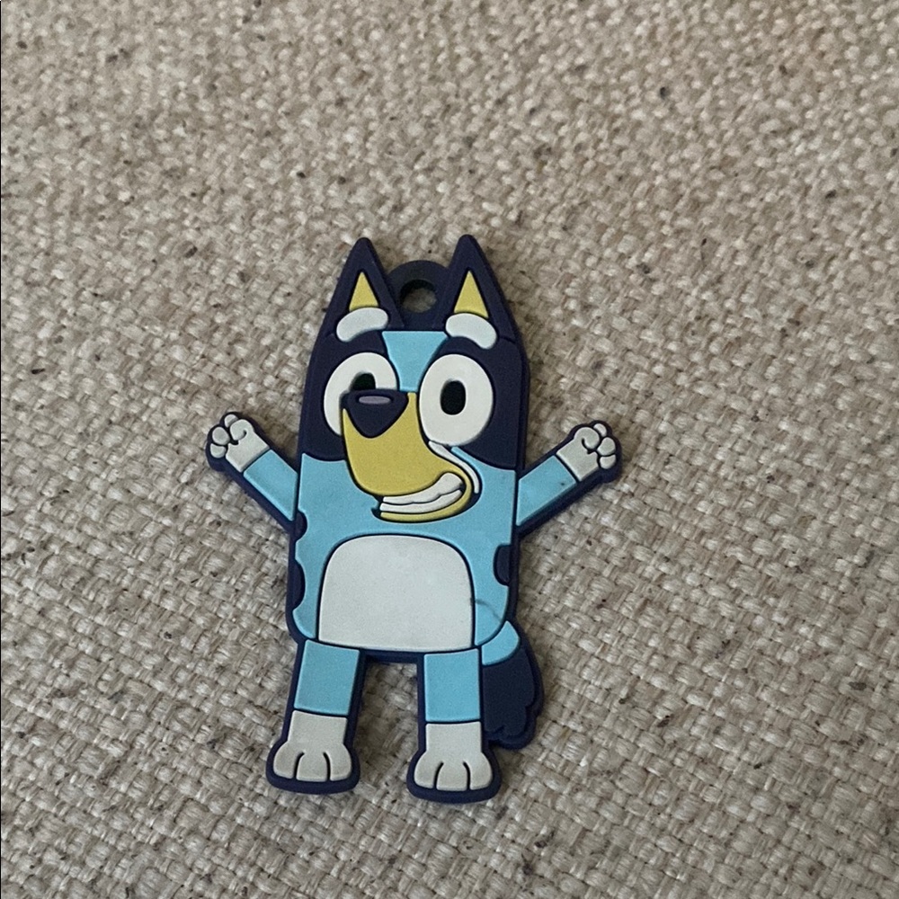 Blue Cartoon Dog Keychain